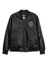 NYPD Leather Bomber Jacket